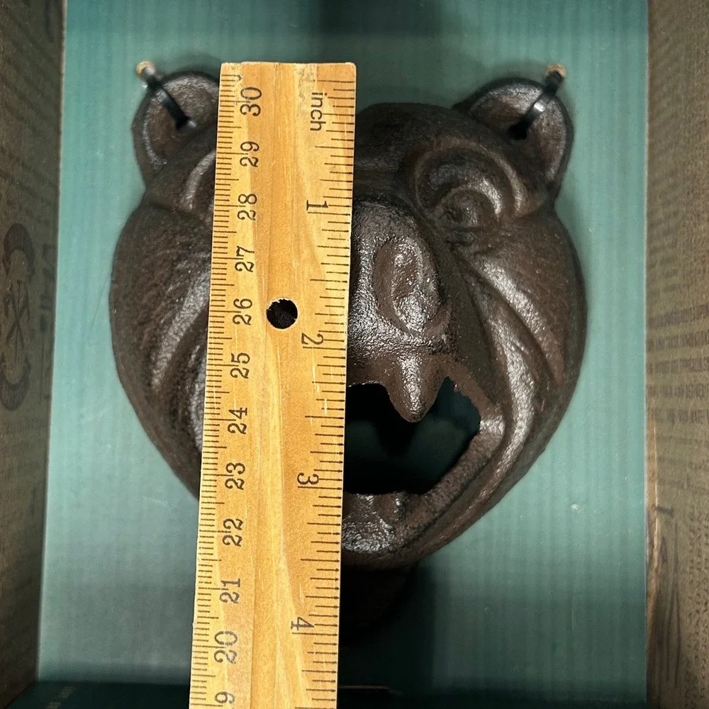 The‎ Kraftsman Co Bear Wall Mounted Bottle Opener Cast Iron Rustic Bar Man Cave